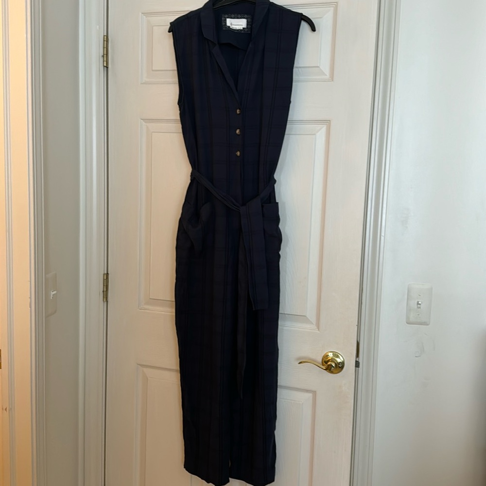 Anthropologie linen jumper